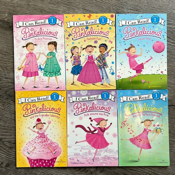 📚 2/$21 📚 Lot of 6 Pinkalicious I can Read Books!! Guided reading level 1. - Picture 1 of 7